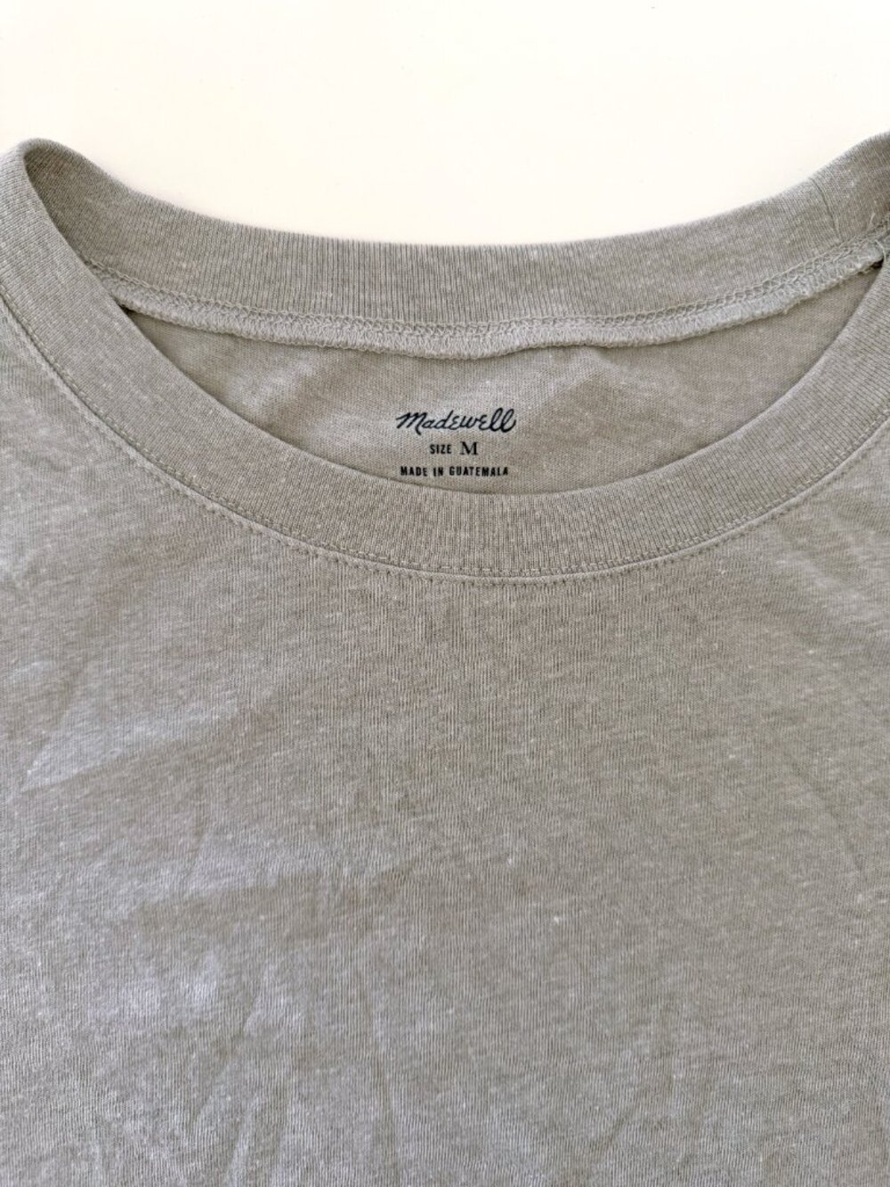 Madewell Northside Vintage Heather Gray T-Shirt Size M - Picture 5 of 6